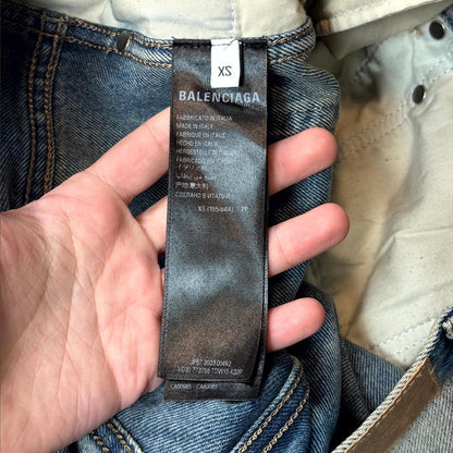 SS24 Balenciaga Inside Out Baggy Denim