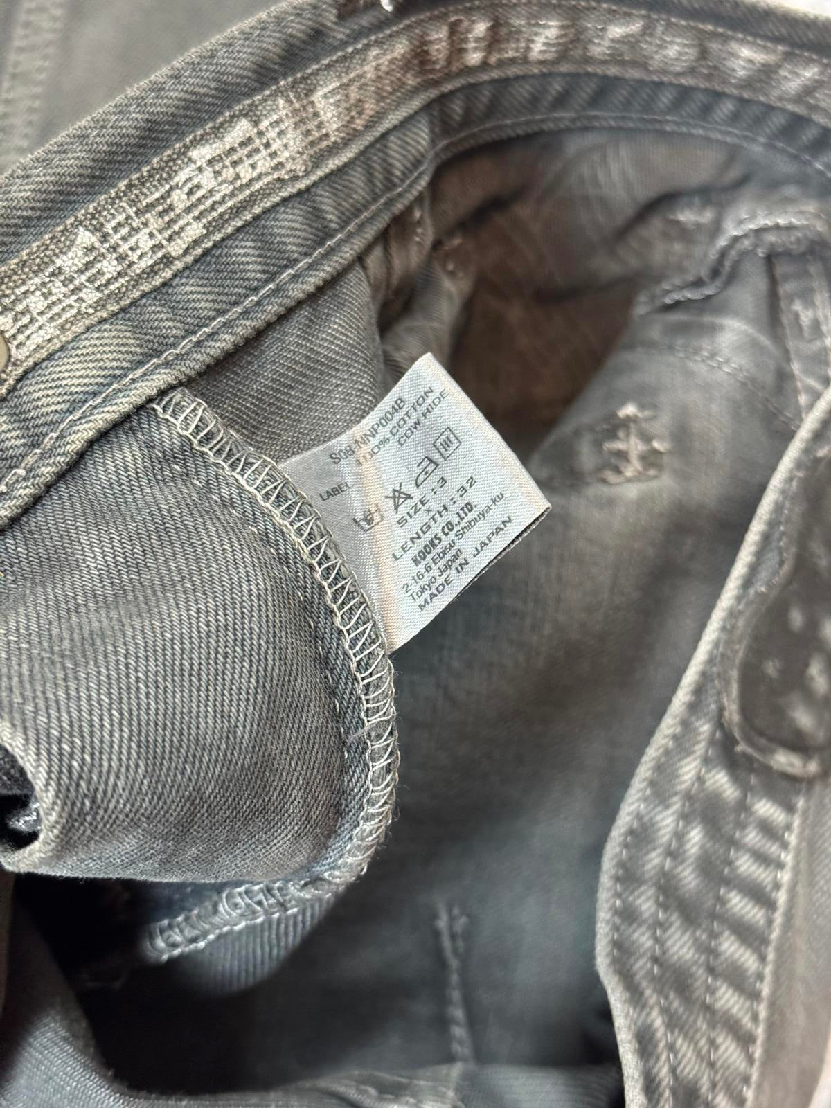 SS07 Number Nine Mudwash Pain Denim