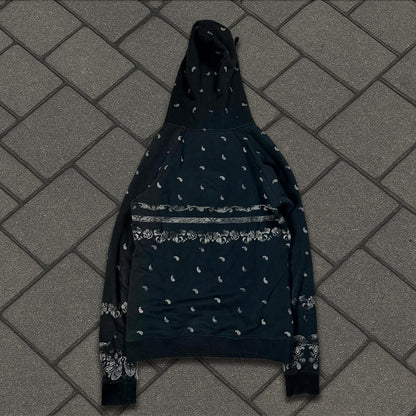 2018 Saint Laurent Paris Paisley Hoodie