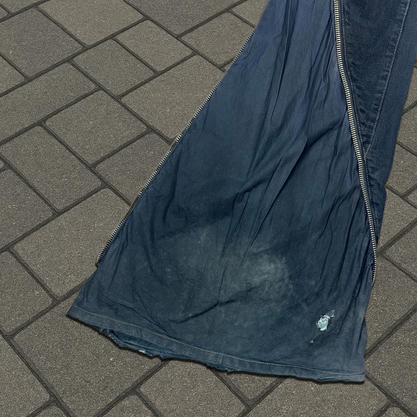 SS09 Rick Owens Black Banana Cut Denim