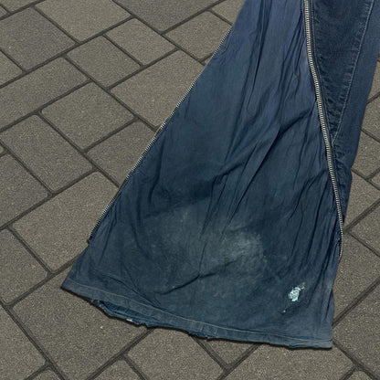 SS09 Rick Owens Black Banana Cut Denim