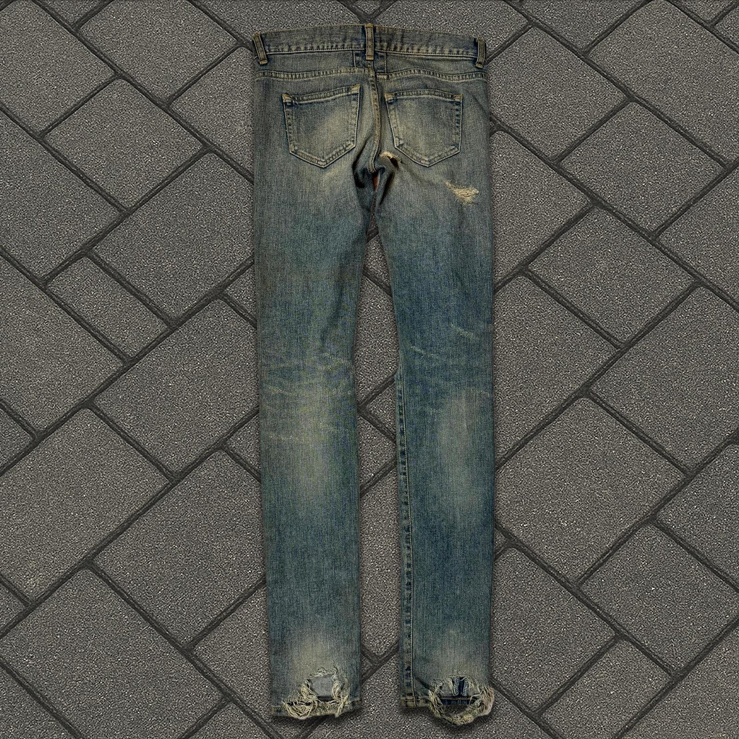 FW13 Saint Laurent Paris Chain Denim
