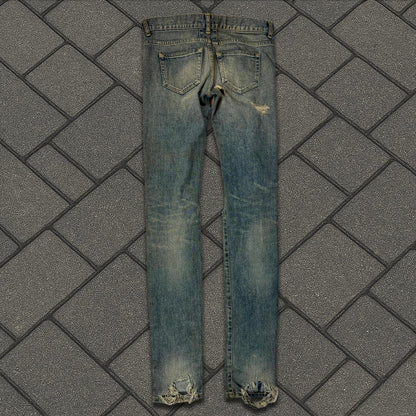 FW13 Saint Laurent Paris Chain Denim