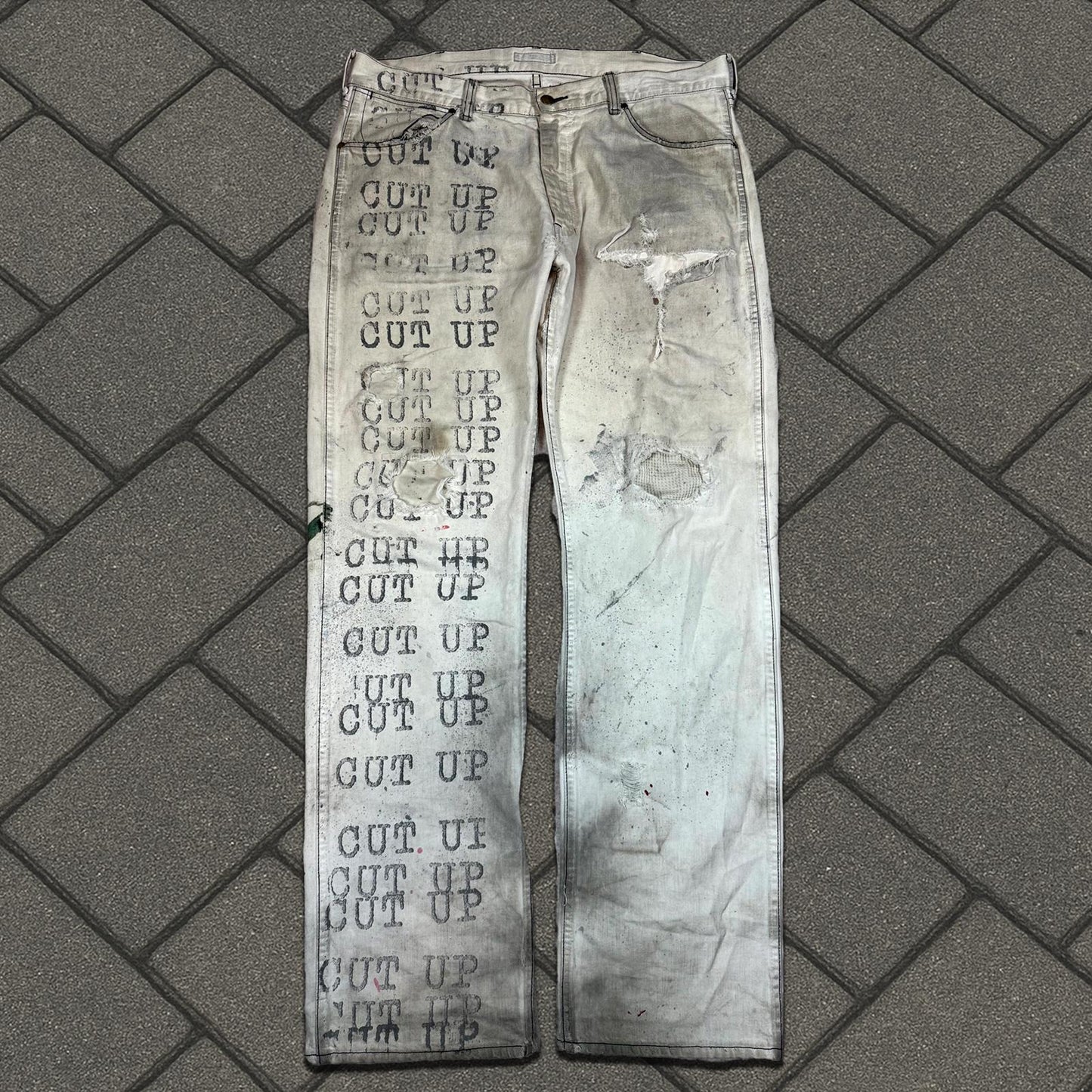 SS02 Number (N)ine ‘Cut Up’ Denim