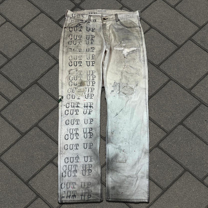 SS02 Number (N)ine ‘Cut Up’ Denim