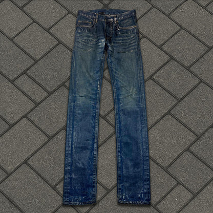 SS07 Dior Homme Blue Waxed Luster Denim