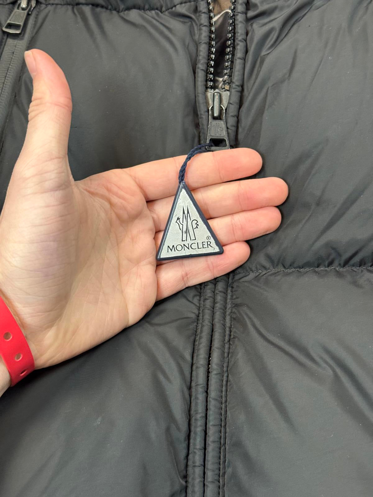 Moncler Black Down Montcla Puffer Coat
