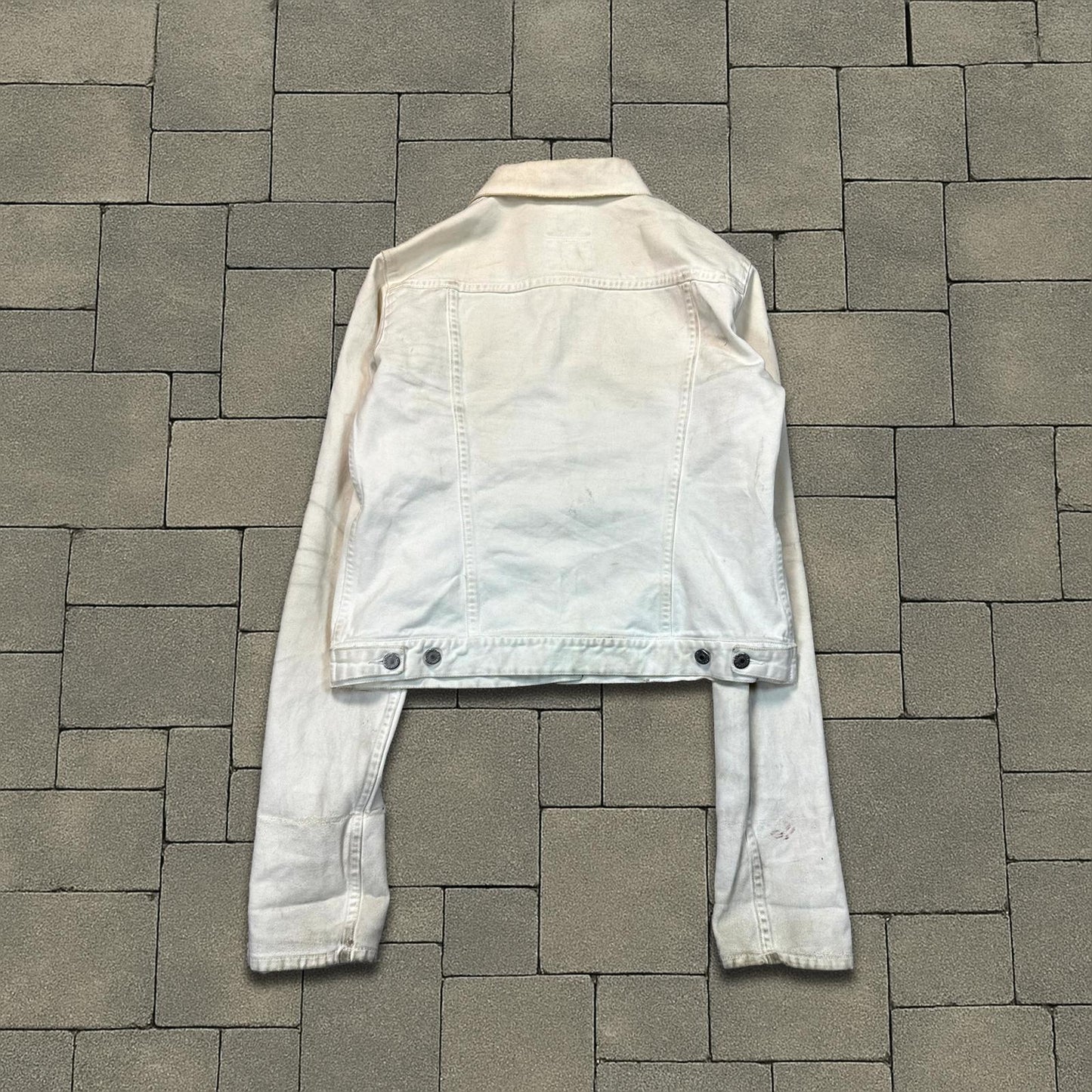 Helmut Lang Vintage White Denim Jacket
