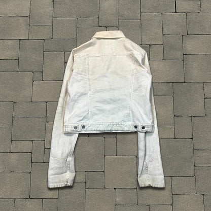 Helmut Lang Vintage White Denim Jacket