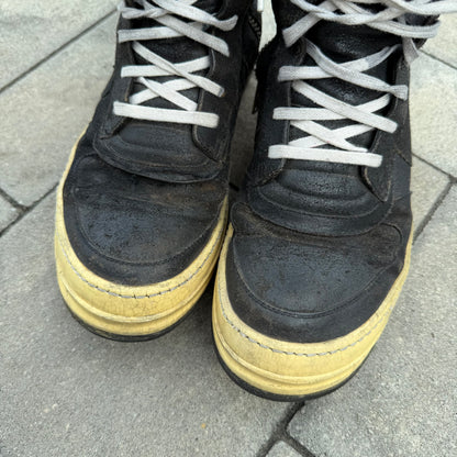 SS08 Rick Owens Blistered Leather Dunks