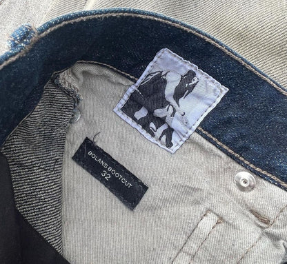 Rick Owens Mineral Pearl Bolan Bootcut Denim