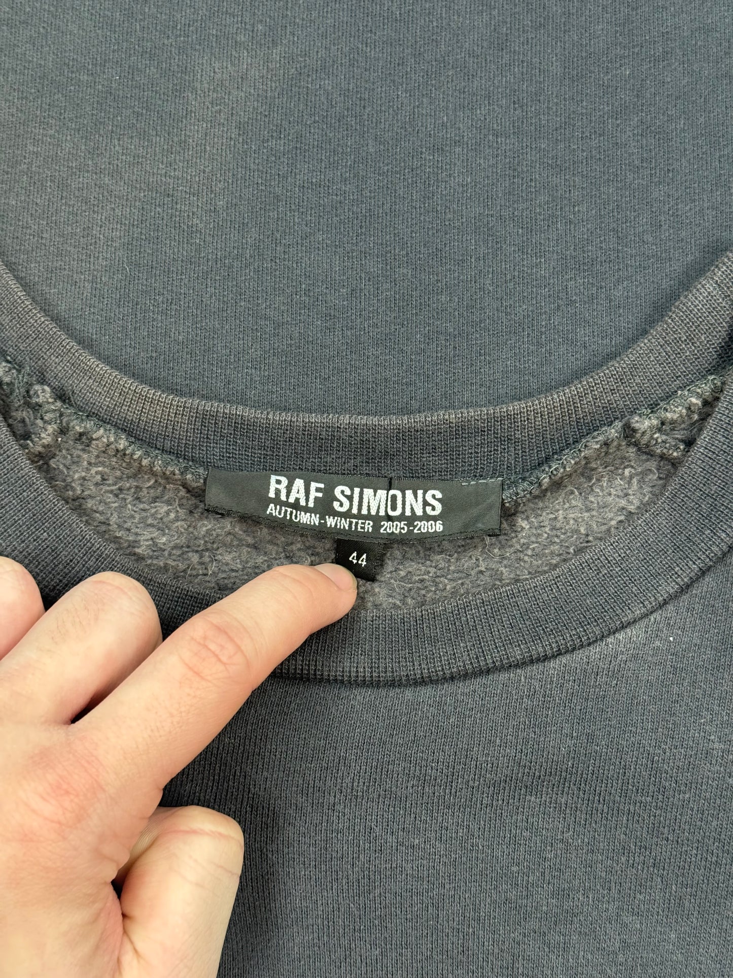 AW05 Raf Simons Peter De Potter Crewneck