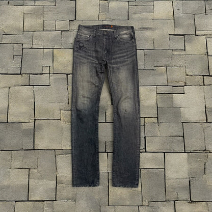 AW05 Undercover Black Skull Denim