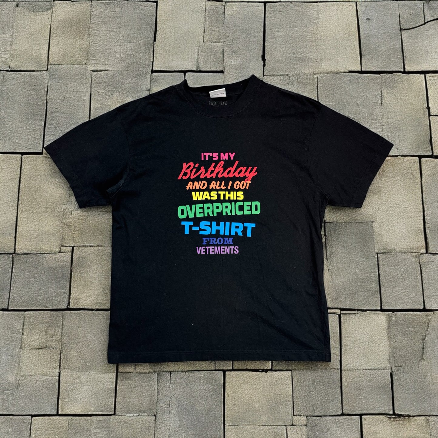 AW19 Vetements Birthday Tee