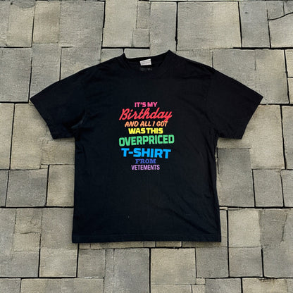 AW19 Vetements Birthday Tee
