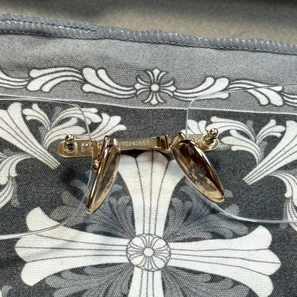Chrome Hearts Deep I Gold Glasses