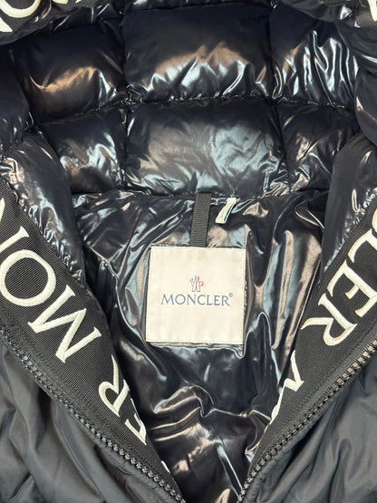 Moncler Black Down Montcla Puffer Coat