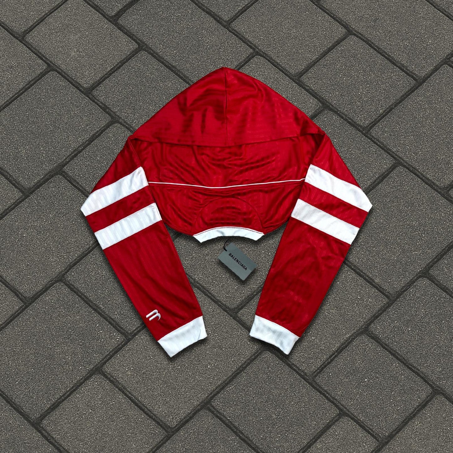 SS22 Balenciaga Runway Red Soccer Scarf