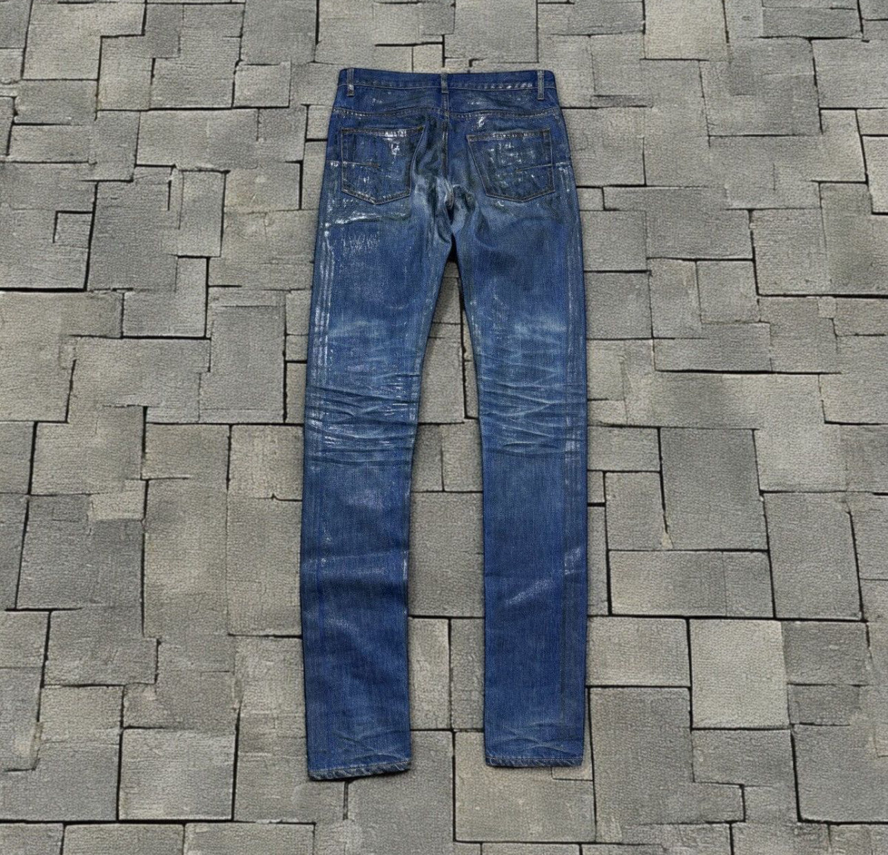 AW07 Dior Homme Blue Luster Denim