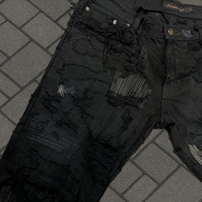 AW05 Undercover Black 85 Boro Denim