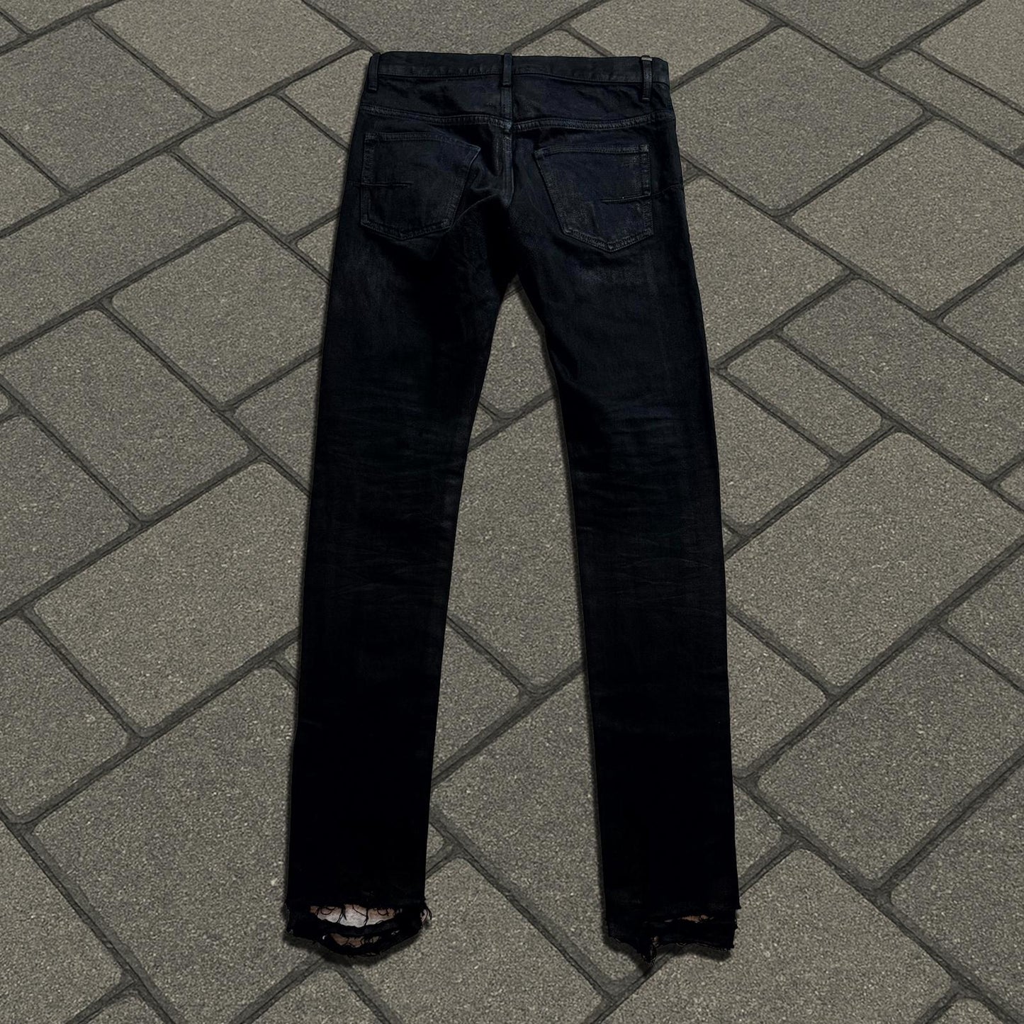 Dior Homme Black Light Wax Denim