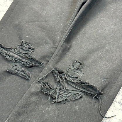 AW05 Undercover Leather Cummerbund Denim