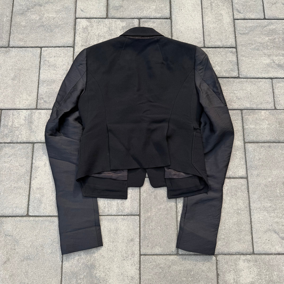 FW19 Rick Owens 'Larry' Cropped Blazer