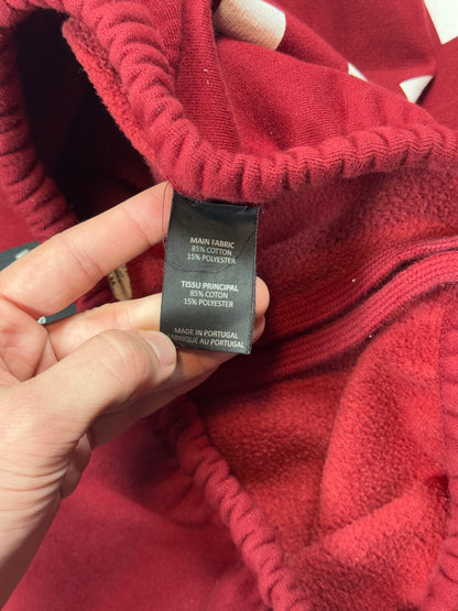 AW18 Vetements Red Spellout Sweatpants