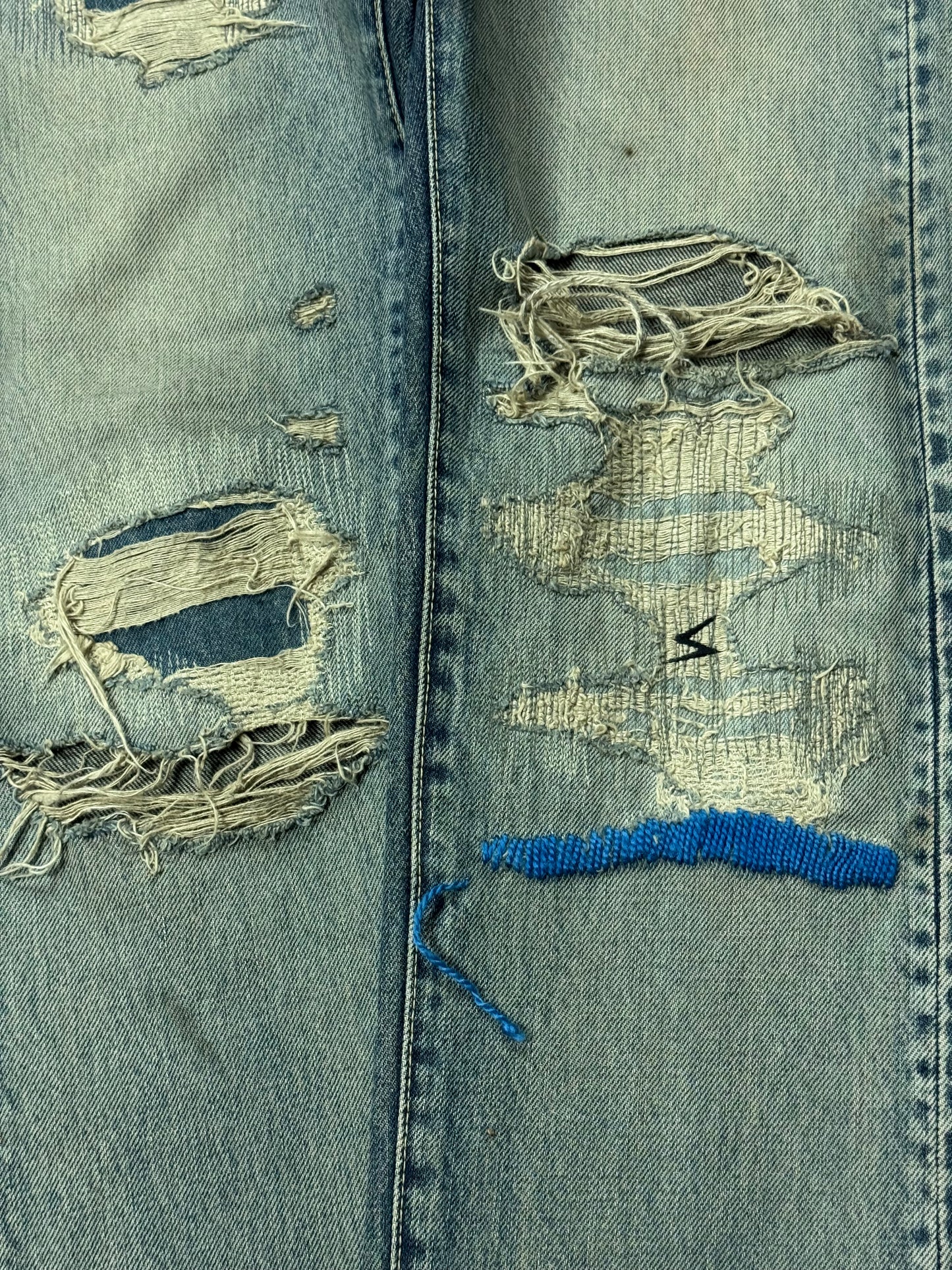 SS10 Undercover Blue Yarn 68 Denim