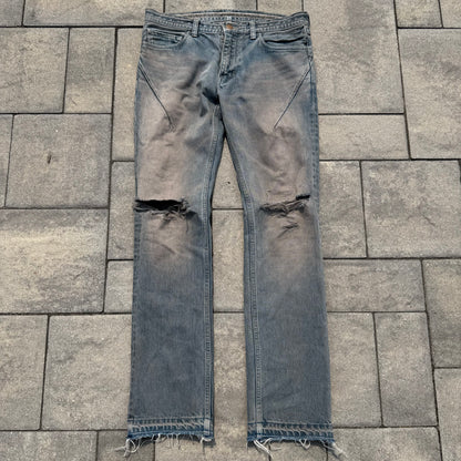 SS07 Number Nine Mudwash Pain Denim