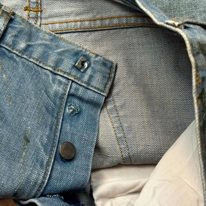 SS04 Dior Homme Waxed Bleu Clair Denim