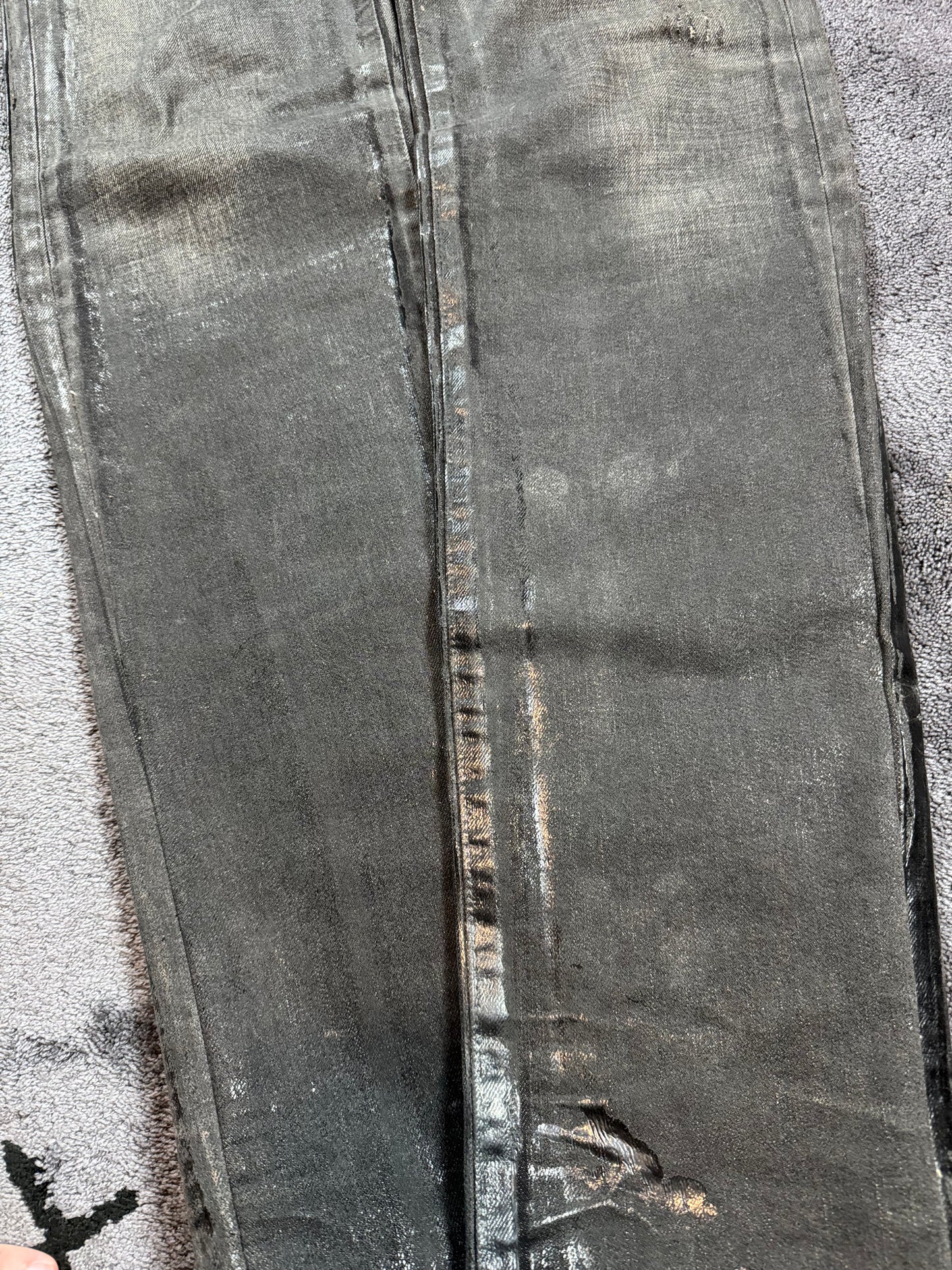 AW03 Dior Homme Luster Waxed Denim