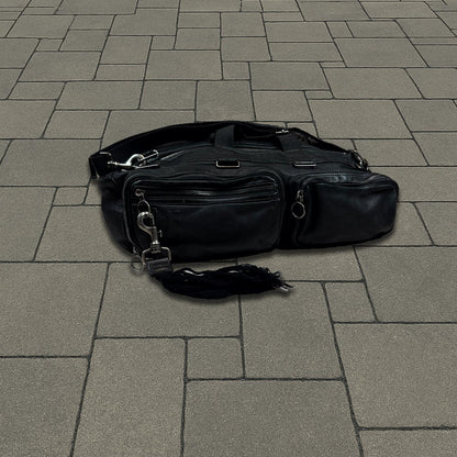 AW06 Dior Homme Leather Deville Duffel Bag