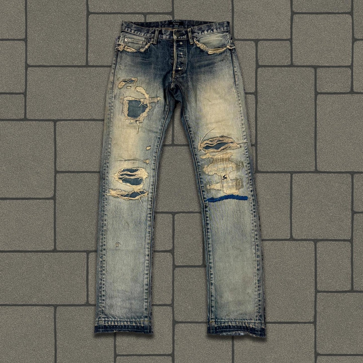 SS10 Undercover Blue Yarn 68 Denim
