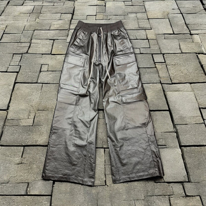 SS24 Rick Owens “Lido” Gun Metal Double Cargo Bela