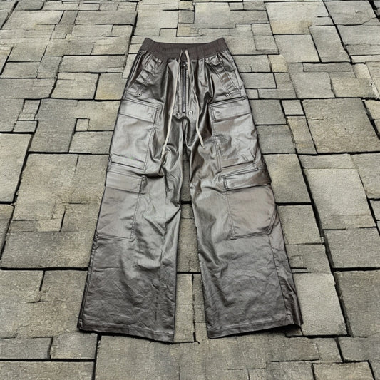 SS24 Rick Owens “Lido” Gun Metal Double Cargo Bela