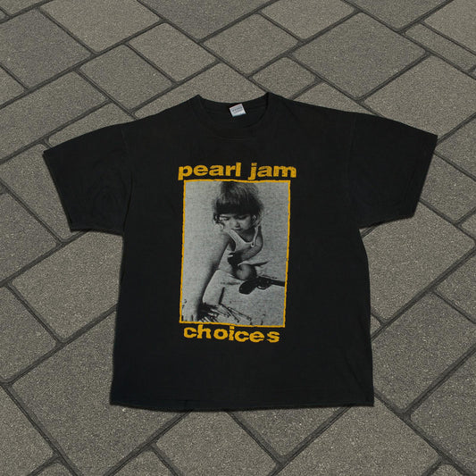 1992 Pearl Jam Lollapalooza Choices Tee