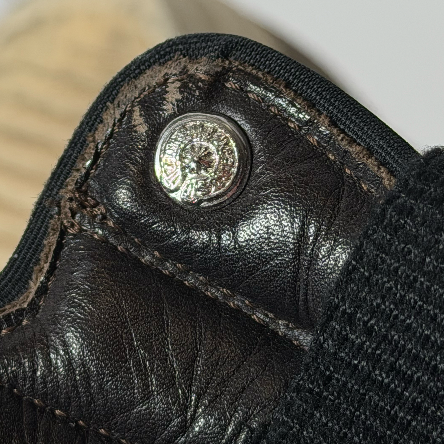 Rick Owens Chrome Hearts Rhodium Geobasket Sneakers