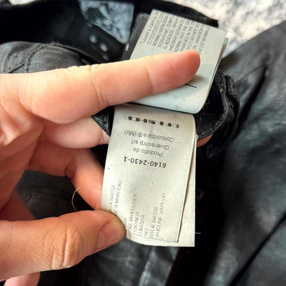 SS16 Rick Owens Waxed Memphis Cut Denim