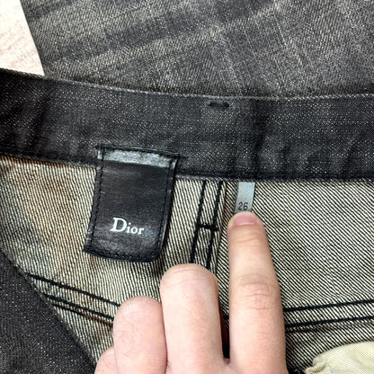 AW06 Dior Homme Grey Clawmark Denim