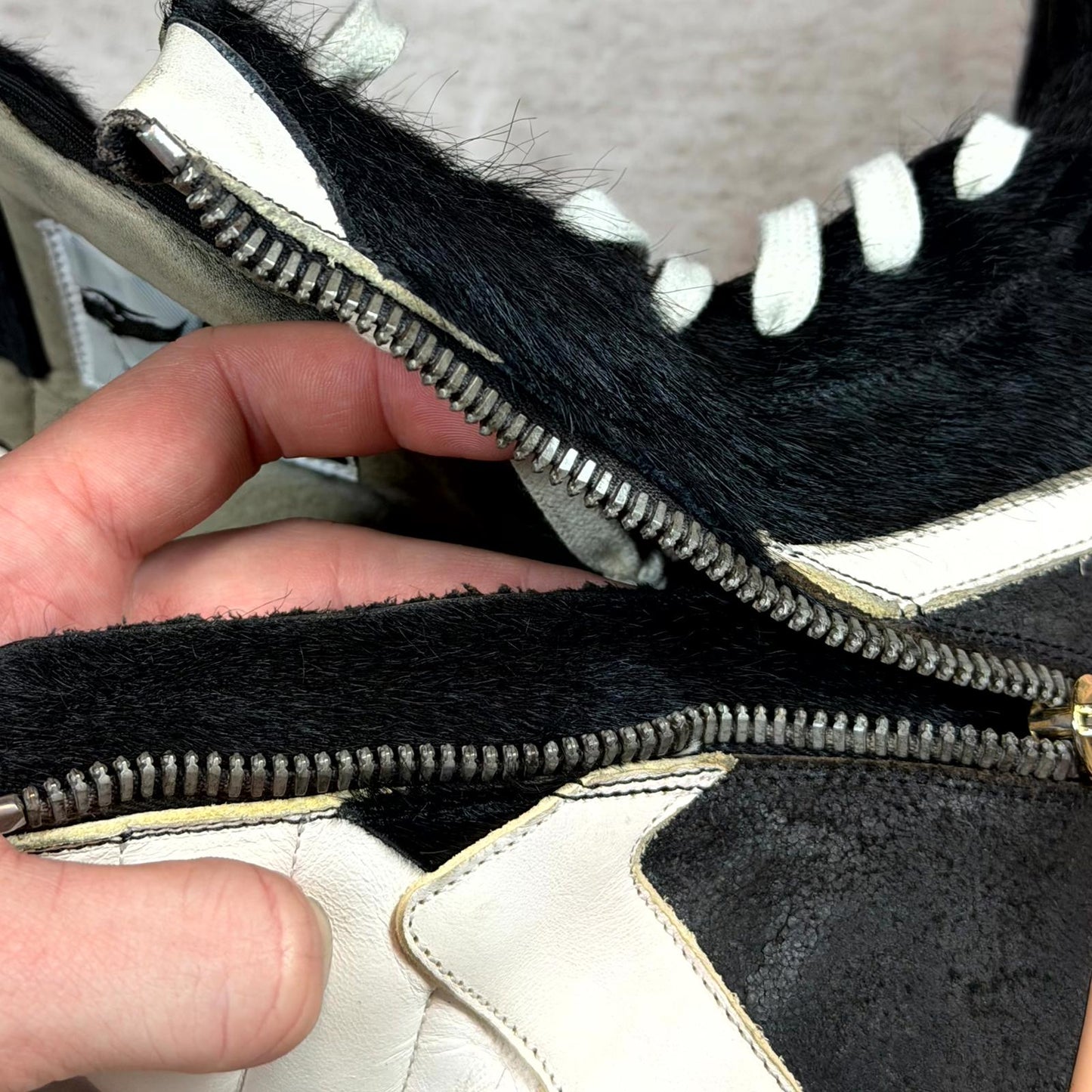 FW13 Rick Owens Ponyhair Geobaskets