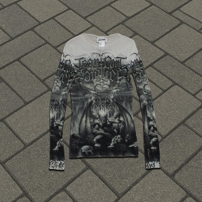 SS01 Jean Paul Gaultier ‘Satan’ Mesh Longsleeve