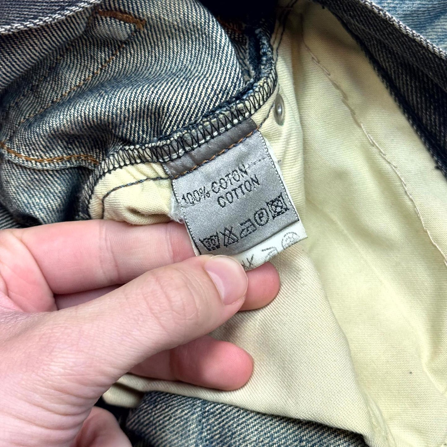 AW06 Dior Homme Cummerbund Denim