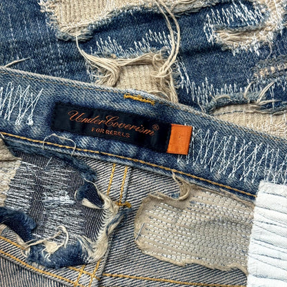 AW05 Undercover “Arts & Crafts” 85 Blue Boro Denim