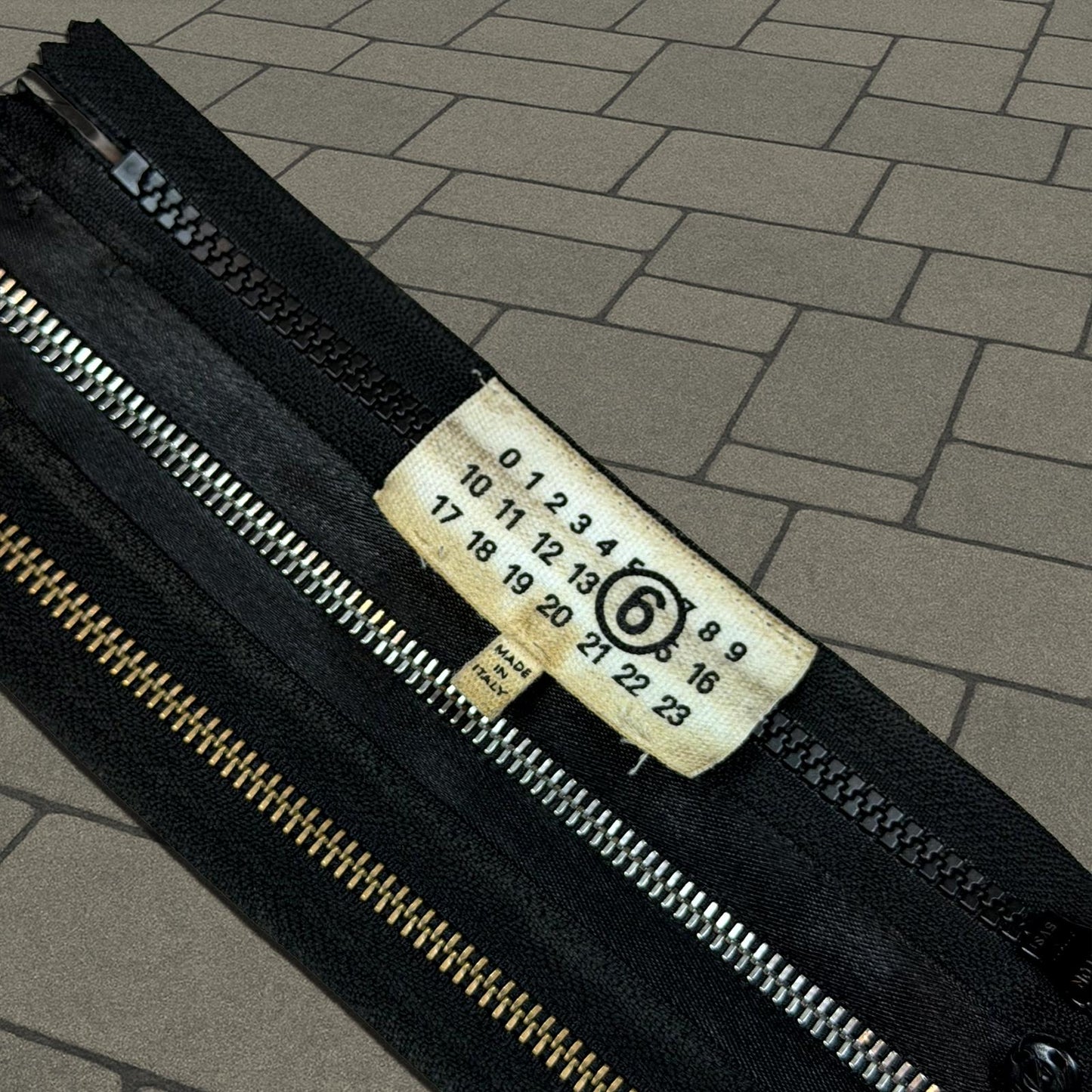 AW06 Maison Margiela Line 0 Zipper Bracelet