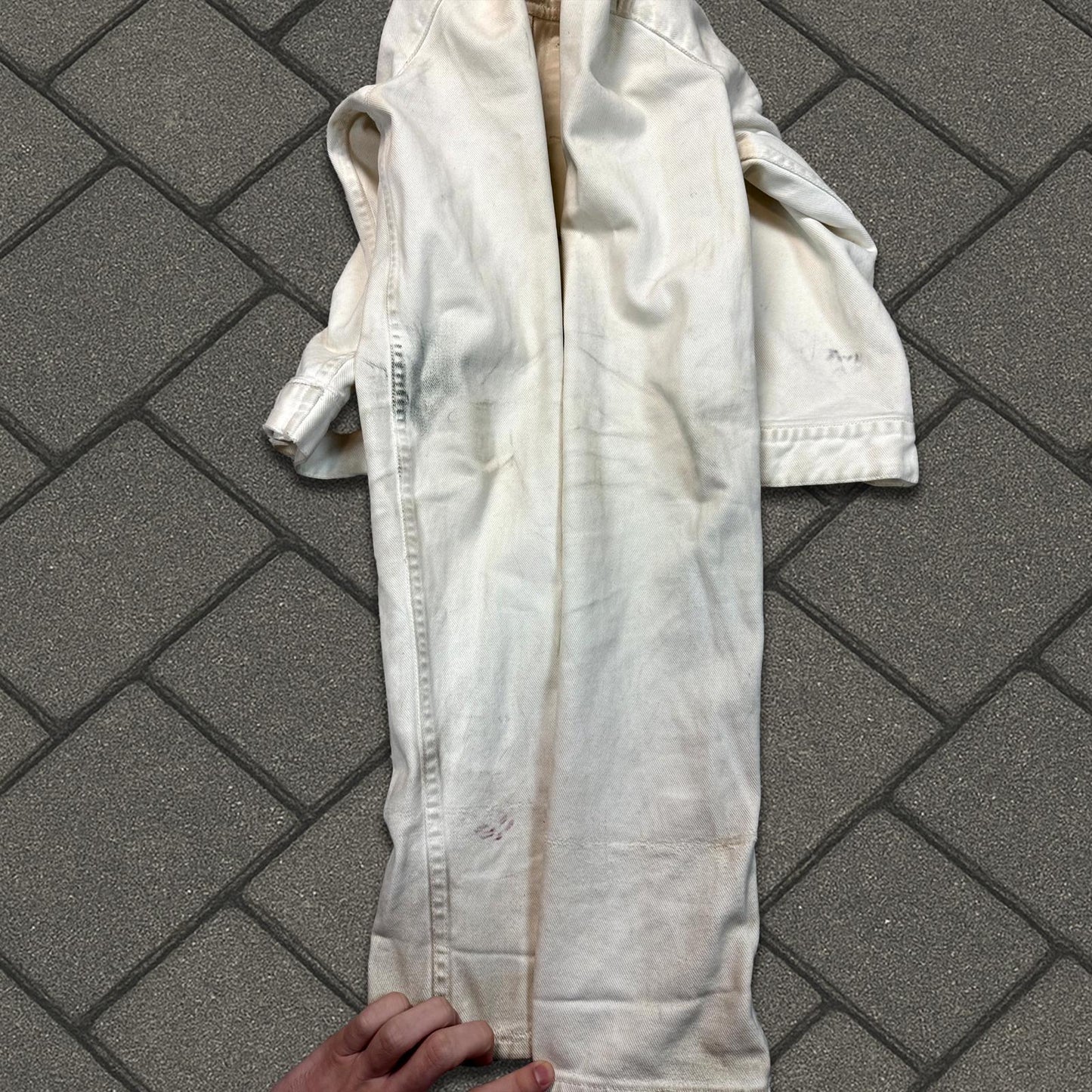 Helmut Lang Vintage White Denim Jacket