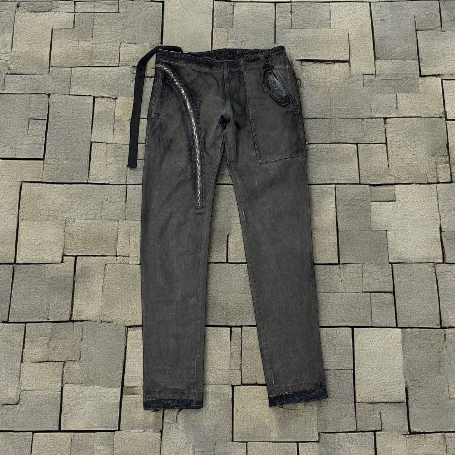 FW12 Rick Owens Hogwash Half Layer Aircut Denim