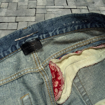 SS18 Saint Laurent Bandana D02 Denim