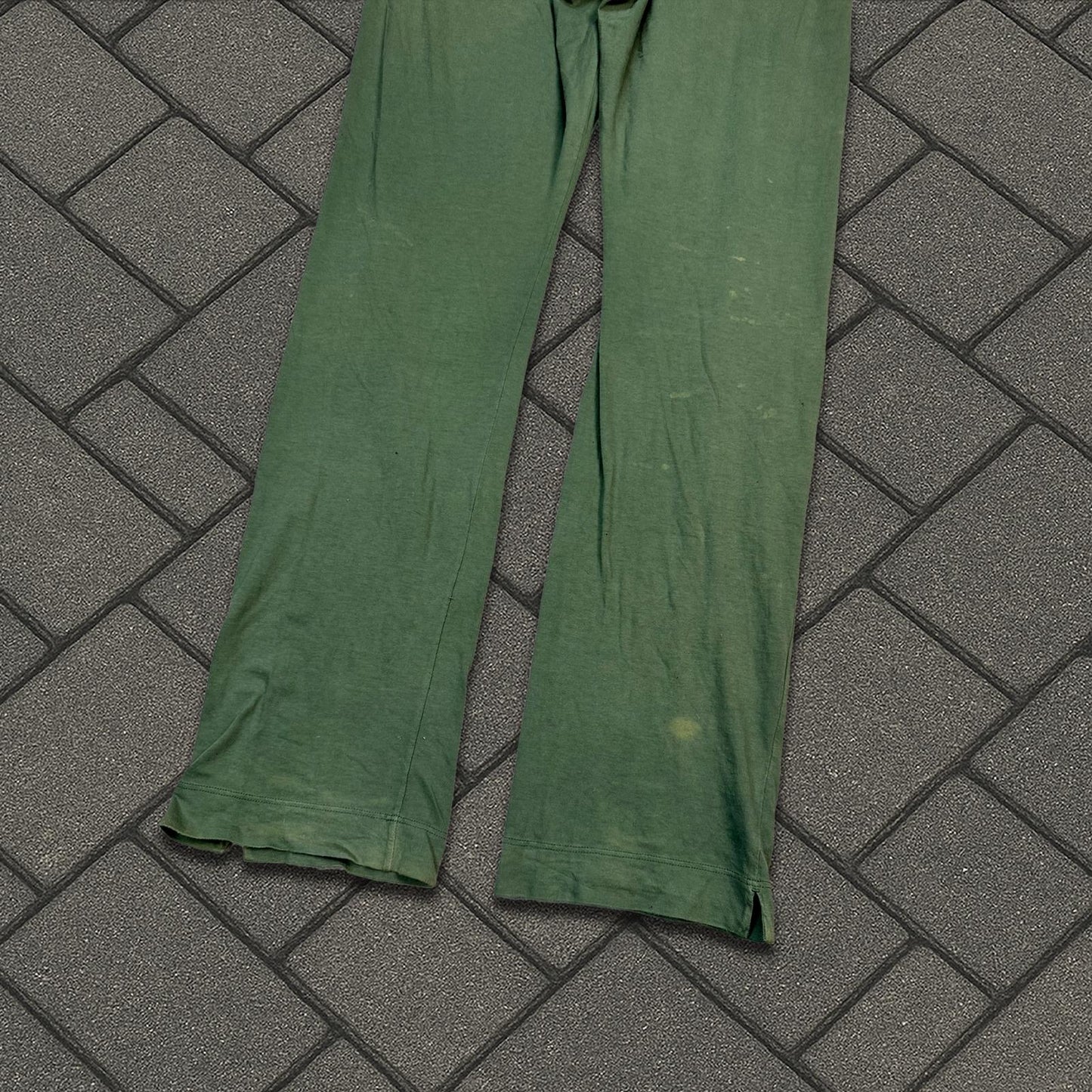 Rick Owens Drkshdw Green Sweatpants