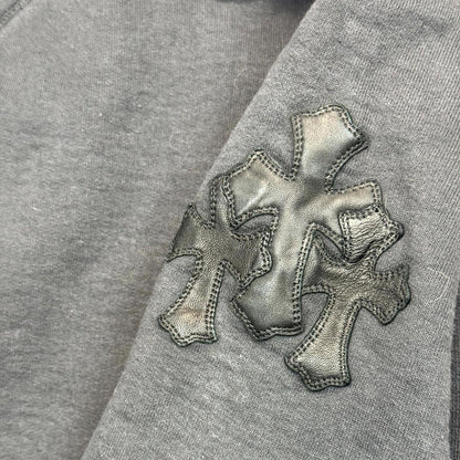 Chrome Hearts Black Triple Cross Paper Jam Hoodie